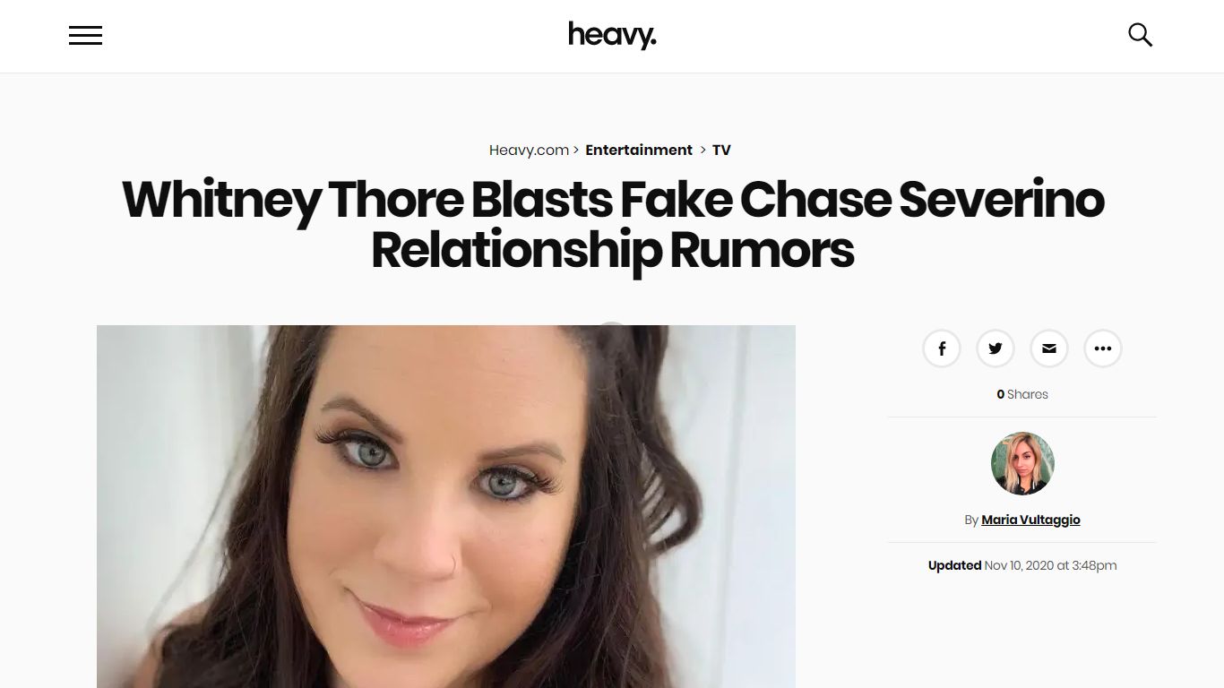 Whitney Thore Blasts Fake Chase Severino Relationship Rumors